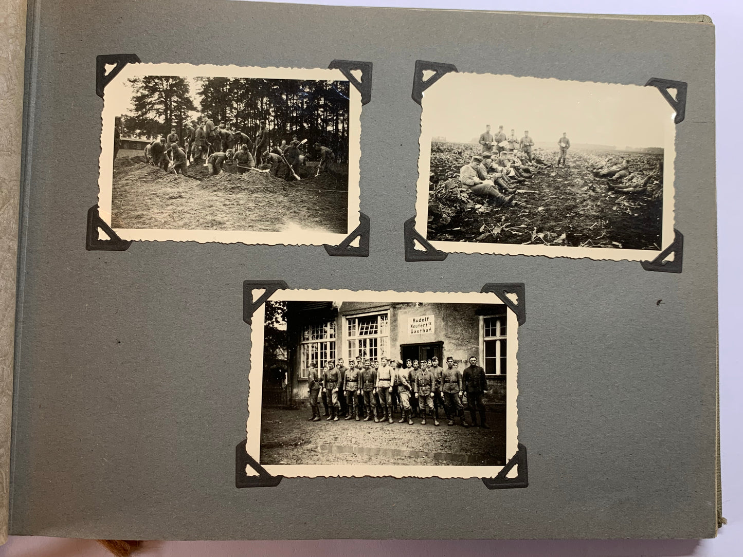 Fotoalbum RAD Abteilung 4/101, Schlawa, Schlesiersee-Polen, HJ, militärische antiquitäten
