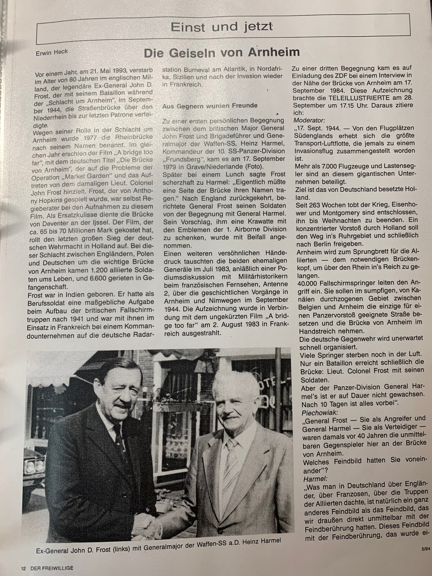 Konvolut Ritterkreuzträger Heinz Harmel, 10.SS Panzerdivision, Unterschriftenkarte, Archivfotos mit Harmel und Hitler, signiertes Buch ,,Dran Drauf und durch“, Grabstein von Harmel, Kopien von Zeitungsartikel mit Harmel, alles aus der Nachkriegszeit