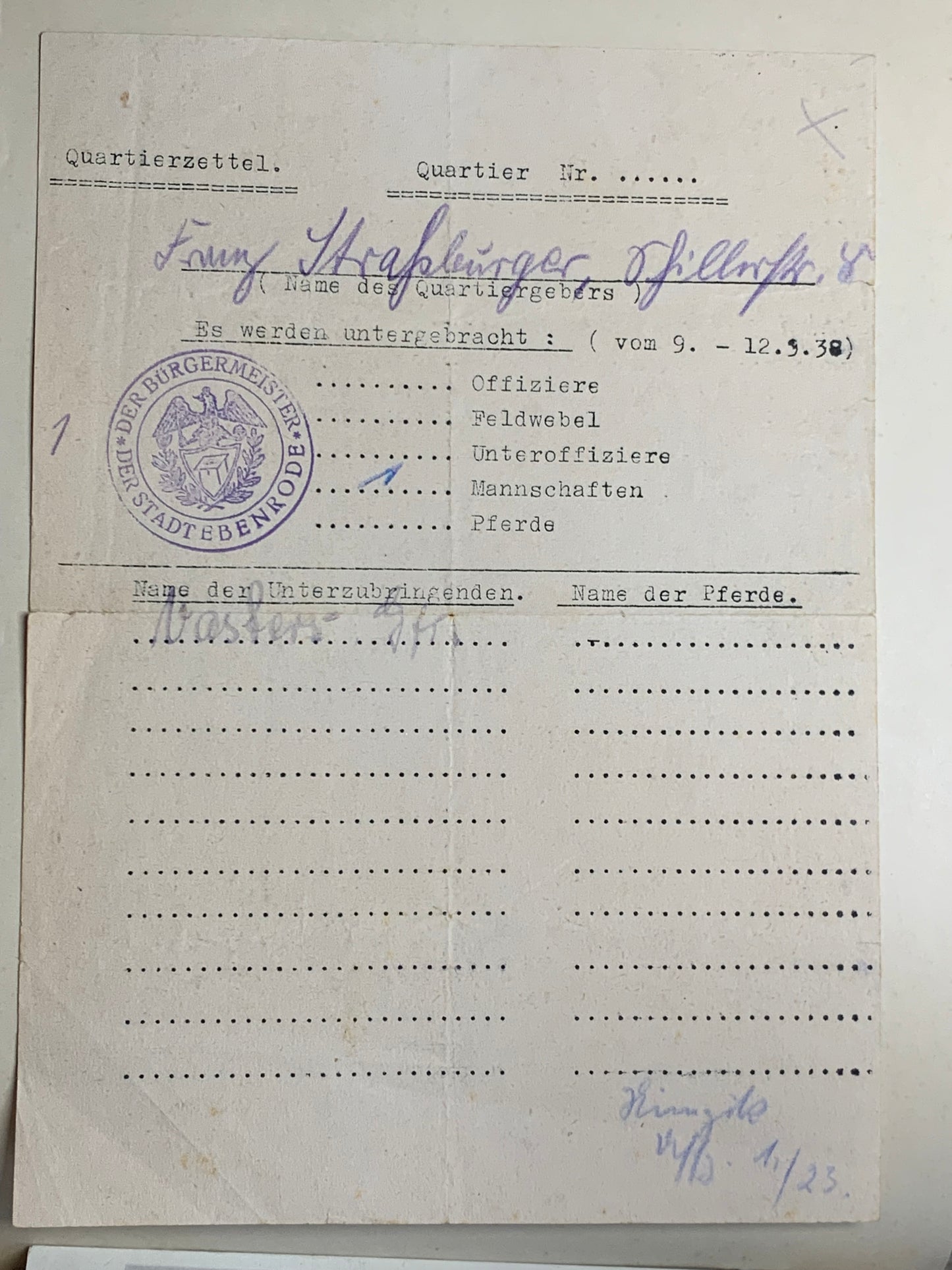 Fotoalbum 1.Kompanie Infanterie-Regiment 23, Dunkelhäutige, Kompaniechef, Vereidigung