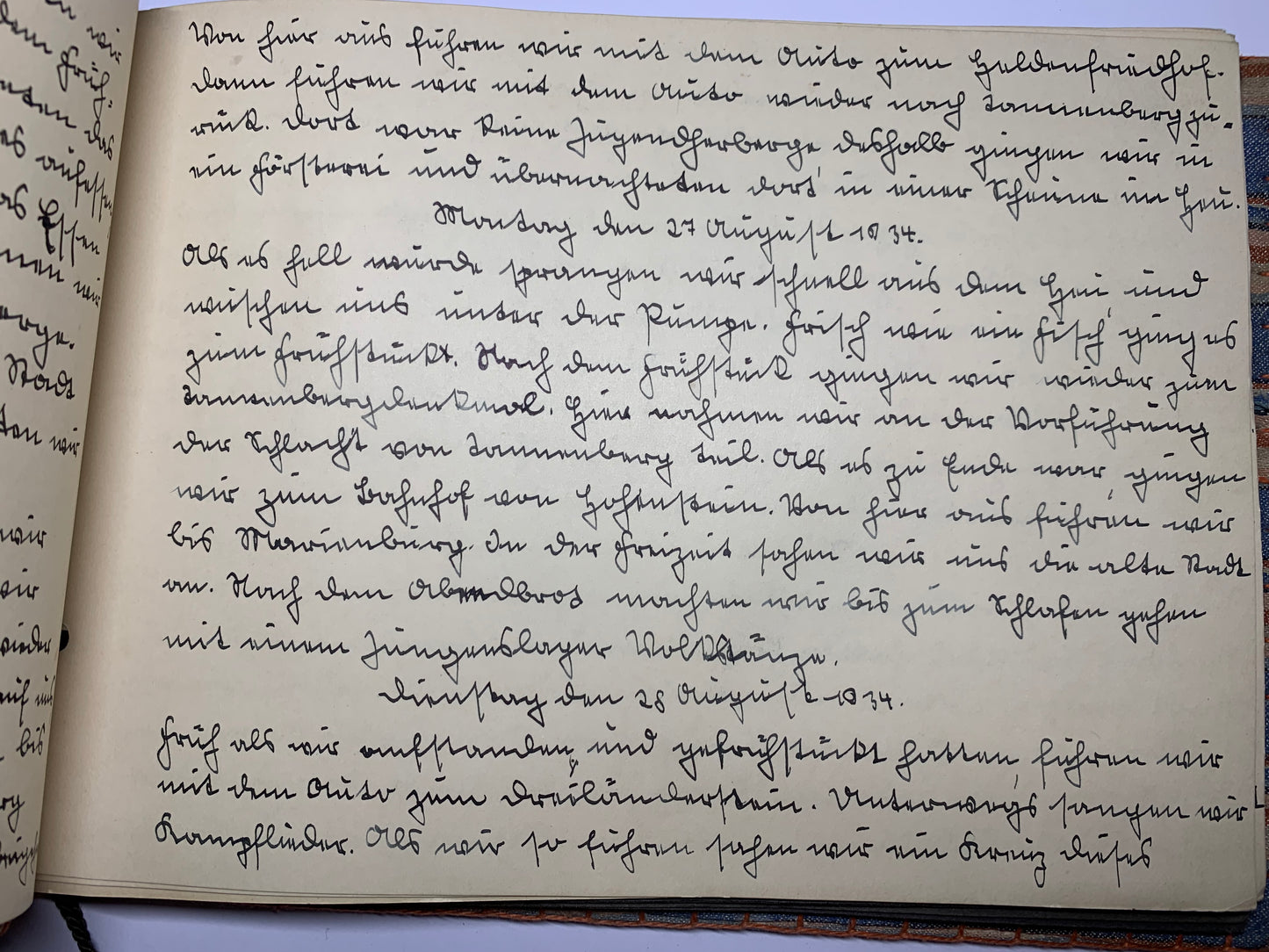 Fotoalbum BDM, Landjahrmädel, Zeitungsartikel, Tannenbergdenkmal, Polen, Danzig, militärische antiquitäten