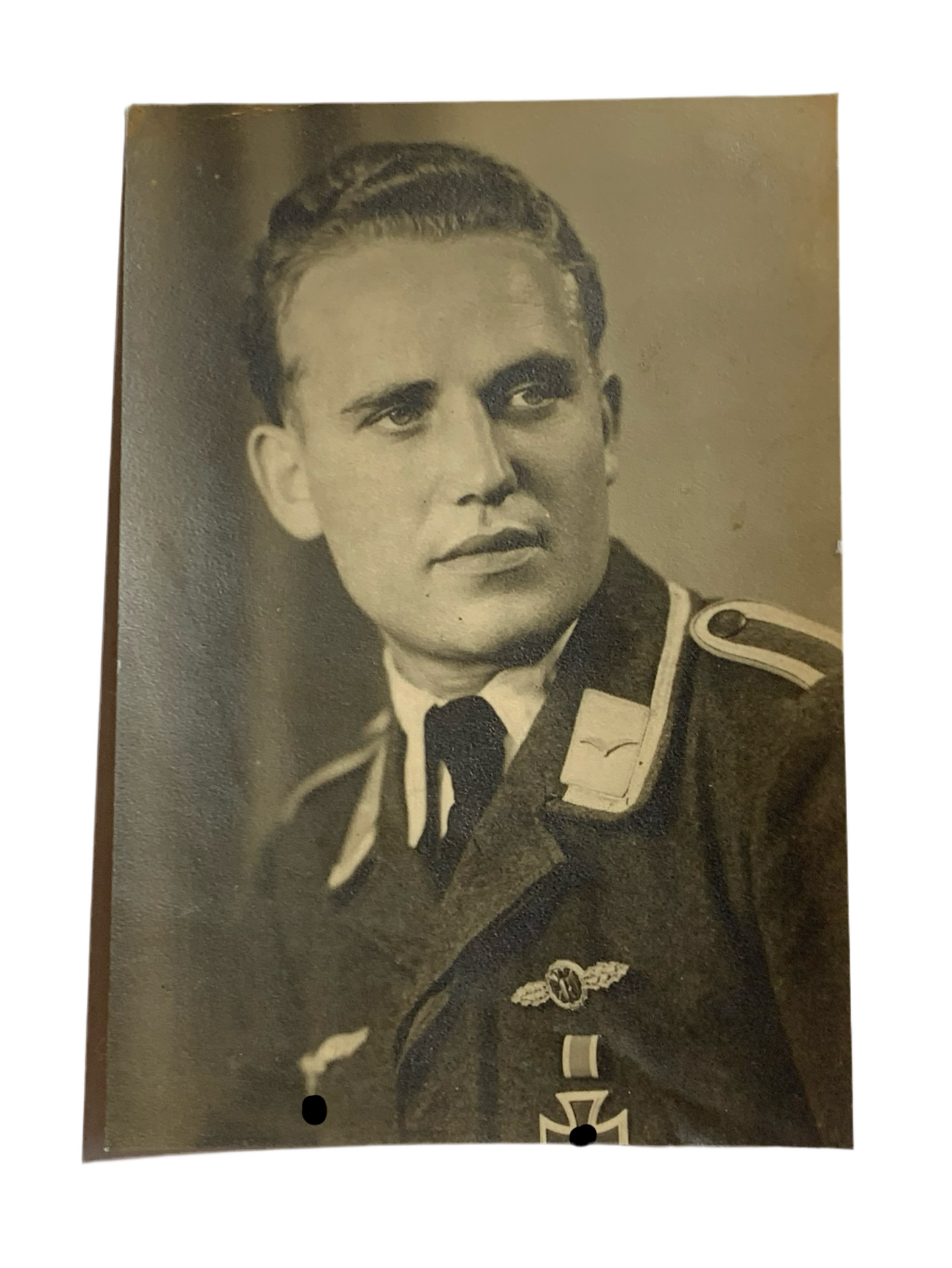 Unteroffizier Luftwaffe mit Frontflugspange und Eisernem Kreuz