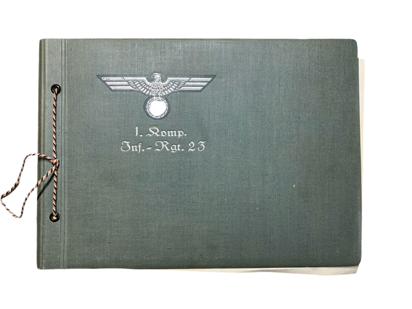 Fotoalbum 1.Kompanie Infanterie-Regiment 23, Dunkelhäutige, Kompaniechef, Vereidigung