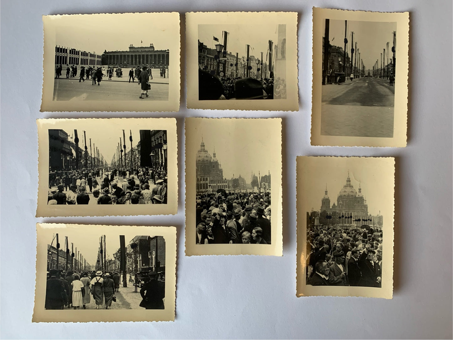 6Fotos Berlin Olympische Spiele 1936, unter den Linden, Dom