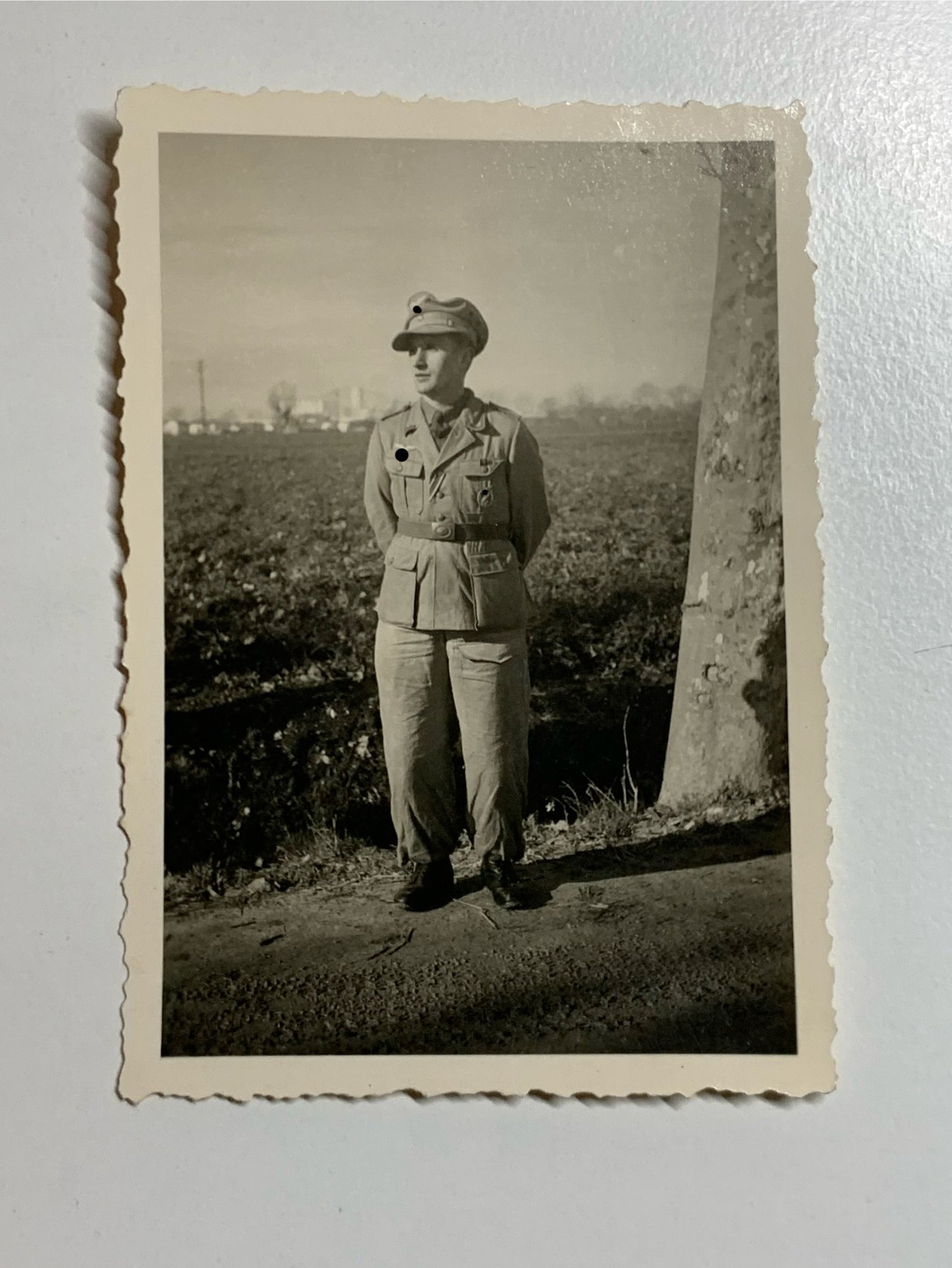 Fallschirmjäger Wehrmacht mit Fallschirmschützenabzeichen