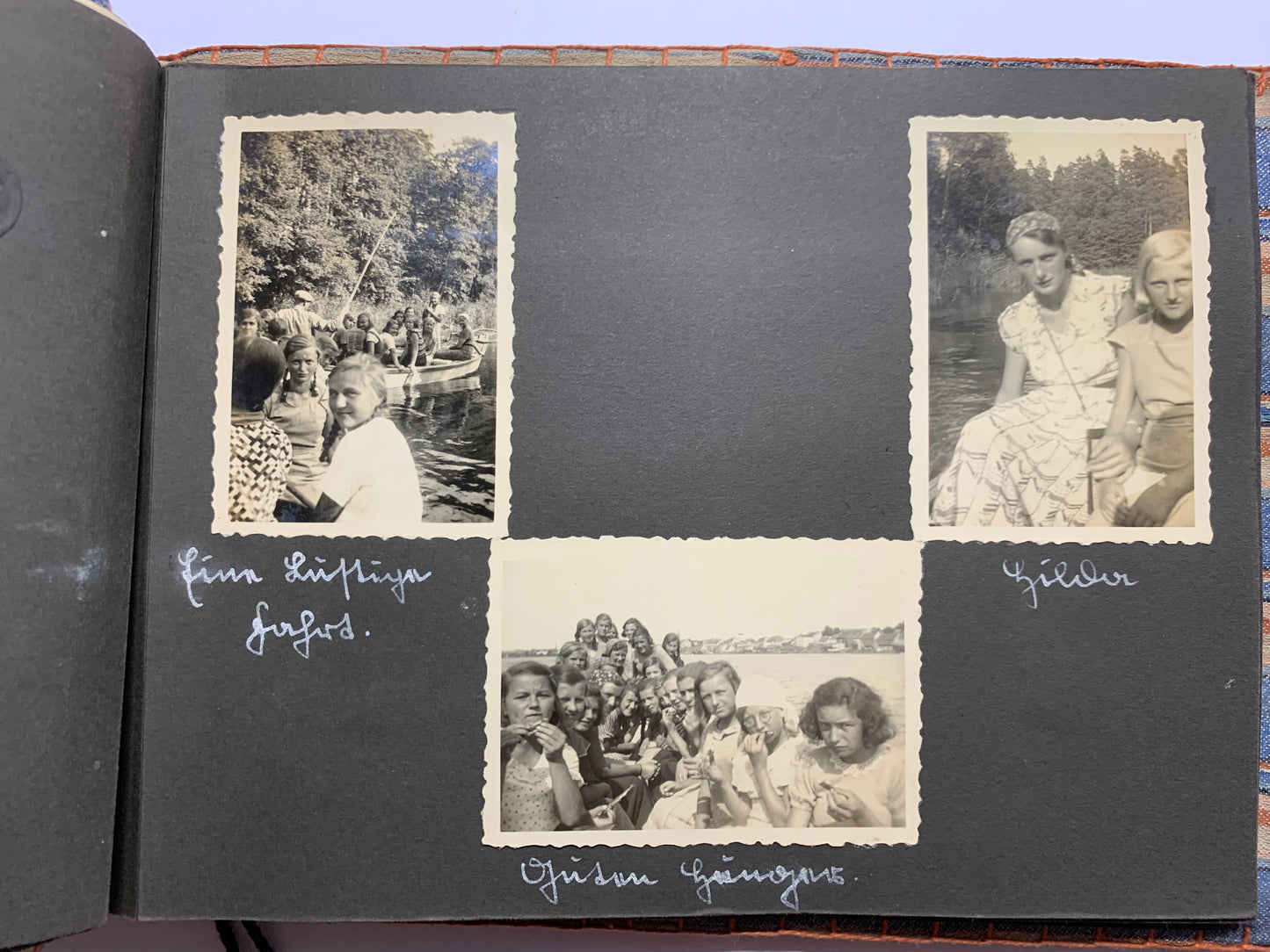 Fotoalbum BDM, Landjahrmädel, Zeitungsartikel, Tannenbergdenkmal, Polen, Danzig, militärische antiquitäten