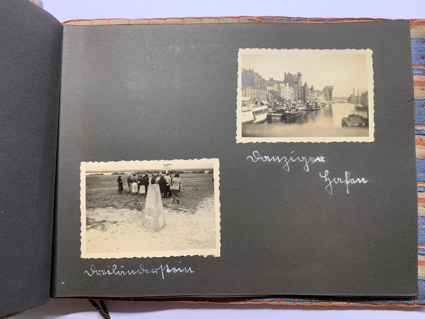 Fotoalbum BDM, Landjahrmädel, Zeitungsartikel, Tannenbergdenkmal, Polen, Danzig, militärische antiquitäten