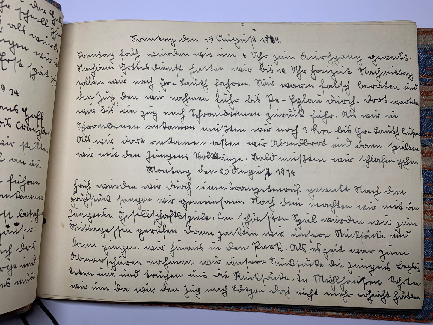 Fotoalbum BDM, Landjahrmädel, Zeitungsartikel, Tannenbergdenkmal, Polen, Danzig, militärische antiquitäten
