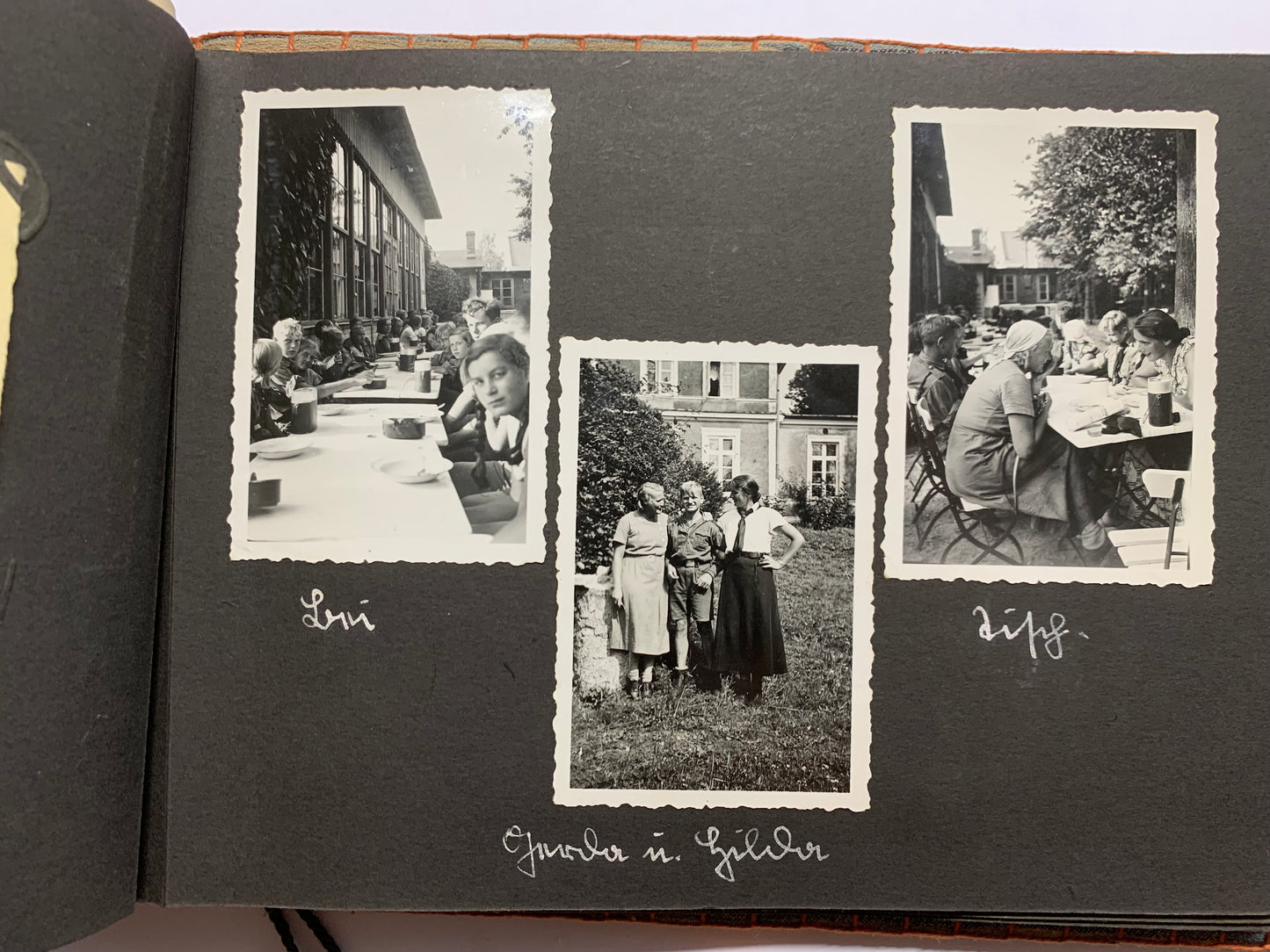 Fotoalbum BDM, Landjahrmädel, Zeitungsartikel, Tannenbergdenkmal, Polen, Danzig, militärische antiquitäten