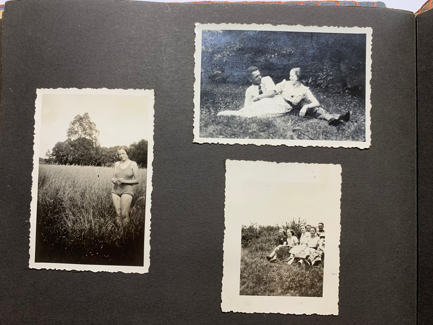 Fotoalbum BDM, Landjahrmädel, Zeitungsartikel, Tannenbergdenkmal, Polen, Danzig, militärische antiquitäten
