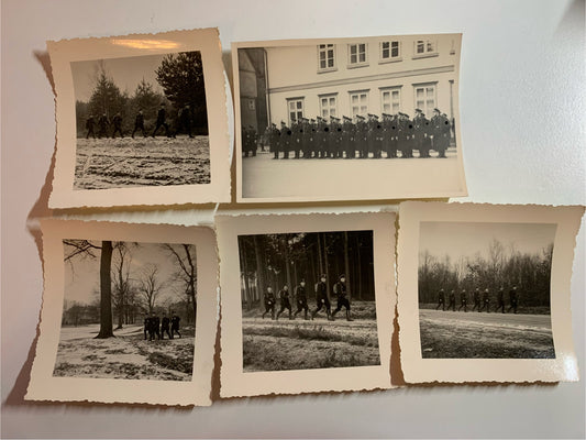 5Fotos SS-Gruppe, Antreten, am Marschieren