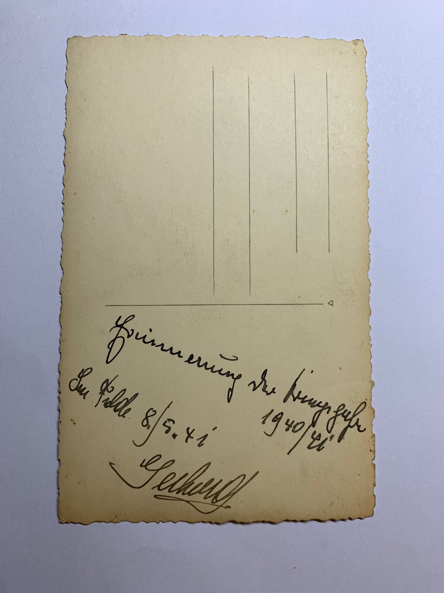 Oberfeldwebel Wehrmacht, im Felde 08.05.1941, EK, militärische antiquitäten